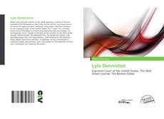 Lyle Denniston kitap kapağı