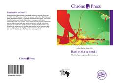 Basiothia schenki  kitap kapağı