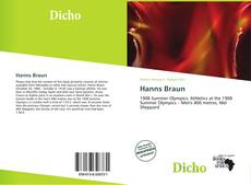 Hanns Braun kitap kapağı