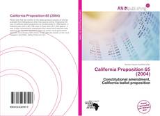 Couverture de California Proposition 65 (2004)