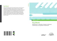 Buchcover von Kaj Munk