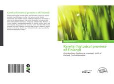 Karelia (historical province of Finland) kitap kapağı