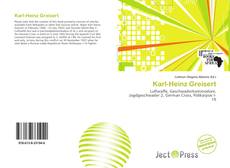 Karl-Heinz Greisert kitap kapağı