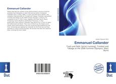 Capa do livro de Emmanuel Callander 