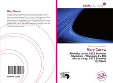 Mary Carew kitap kapağı