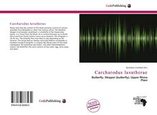 Bookcover of Carcharodus lavatherae