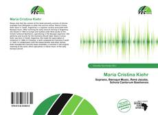 María Cristina Kiehr kitap kapağı