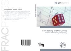 Governorship of Chris Christie kitap kapağı