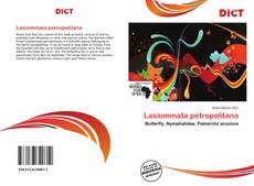 Обложка Lasiommata petropolitana