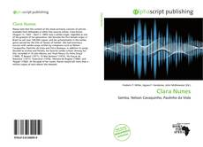 Capa do livro de Clara Nunes 