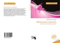 Bookcover of Melanargia lachesis