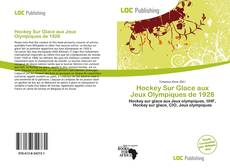 Buchcover von Hockey Sur Glace aux Jeux Olympiques de 1928
