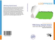 Capa do livro de 19th Army (Soviet Union) 