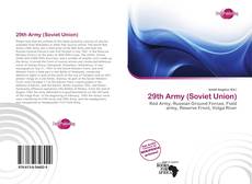 Buchcover von 29th Army (Soviet Union)