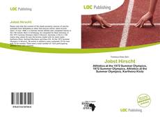 Couverture de Jobst Hirscht