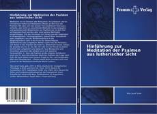 Portada del libro de Hinführung zur Meditation der Psalmen aus lutherischer Sicht