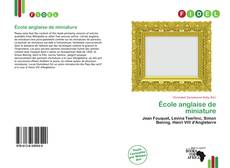 Borítókép a  École anglaise de miniature - hoz