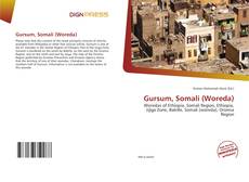 Capa do livro de Gursum, Somali (Woreda) 