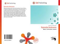 Copertina di Epinotia festivana