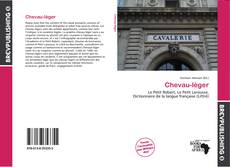 Buchcover von Chevau-léger