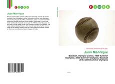 Buchcover von Juan Manrique