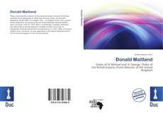 Buchcover von Donald Maitland