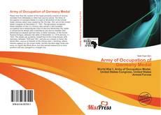 Copertina di Army of Occupation of Germany Medal