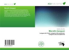 Buchcover von Marathi (langue)