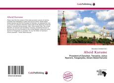 Copertina di Abeid Karume