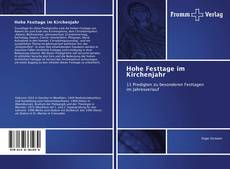 Bookcover of Hohe Festtage im Kirchenjahr