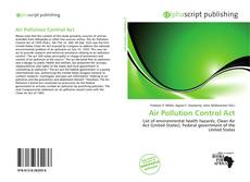 Couverture de Air Pollution Control Act
