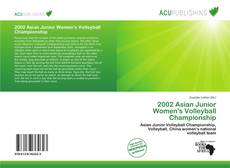 Bookcover of 2002 Asian Junior Women's Volleyball Championship