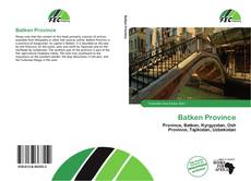Batken Province kitap kapağı