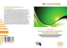Buchcover von Federal Insecticide, Fungicide, and Rodenticide Act