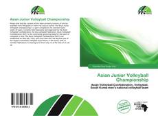 Asian Junior Volleyball Championship kitap kapağı