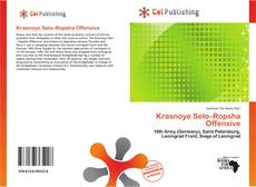 Krasnoye Selo–Ropsha Offensive的封面