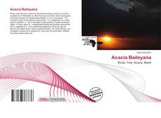 Acacia Baileyana kitap kapağı