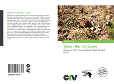 Portada del libro de Desert Horned Lizard