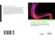 Joseph Benson Gilder kitap kapağı