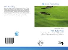 Buchcover von 1981 Ryder Cup