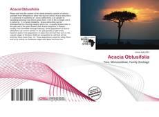 Portada del libro de Acacia Obtusifolia