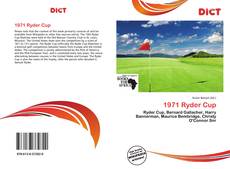 Copertina di 1971 Ryder Cup