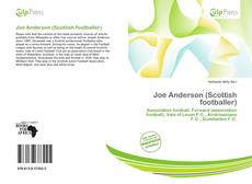 Buchcover von Joe Anderson (Scottish footballer)