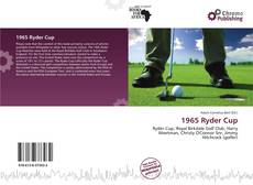 Copertina di 1965 Ryder Cup