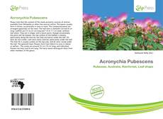 Buchcover von Acronychia Pubescens