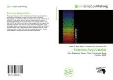Katerine Avgoustakis的封面
