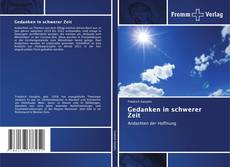 Buchcover von Gedanken in schwerer Zeit