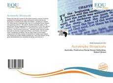 Copertina di Acrotriche Divaricata