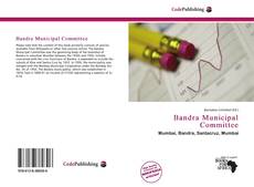 Обложка Bandra Municipal Committee