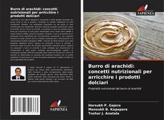 Burro di arachidi: concetti nutrizionali per arricchire i prodotti dolciari kitap kapağı